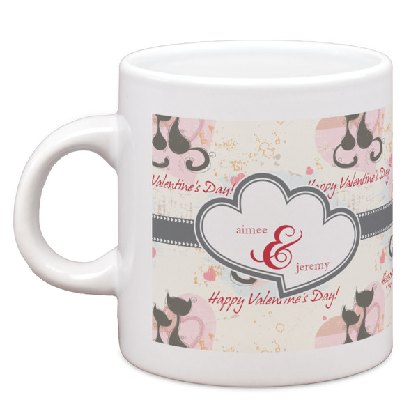 Custom Cats in Love Espresso Cup (Personalized)