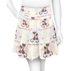 Cats in Love Skater Skirt - X Small
