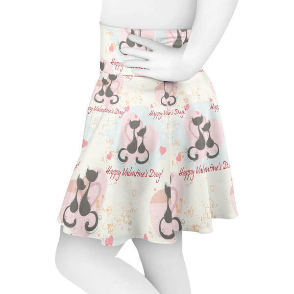 Cats in Love Skater Skirt - Side