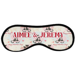 Cats in Love Sleeping Eye Masks - Large (Personalized)
