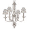 Cats in Love Small Chandelier Shade - LIFESTYLE (on chandelier)