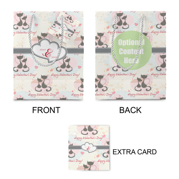 Cats in Love Small Gift Bag - Approval