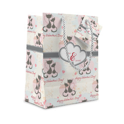 Cats in Love Small Gift Bag (Personalized)