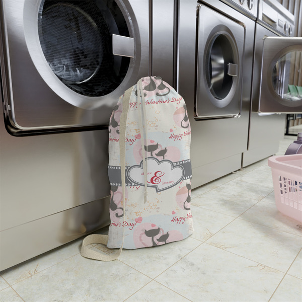 Cats in Love Small Landry Bag - In Context