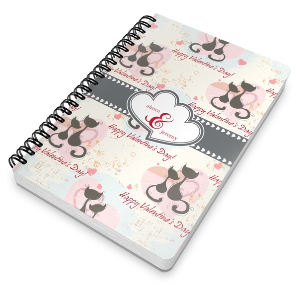 Cats in Love Spiral Journal 7 x 10 - Main