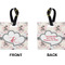Cats in Love Square Luggage Tag (Front + Back)