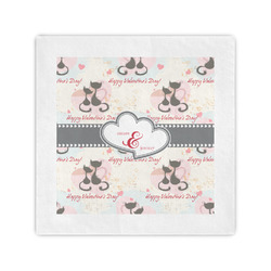 Cats in Love Standard Cocktail Napkins (Personalized)