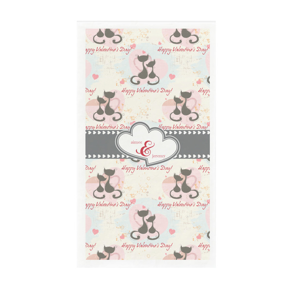Custom Cats in Love Guest Towels - Full Color - Standard (Personalized)