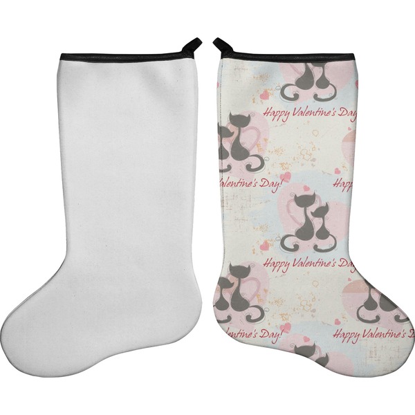 Cats in Love Stocking - Single-Sided - Approval