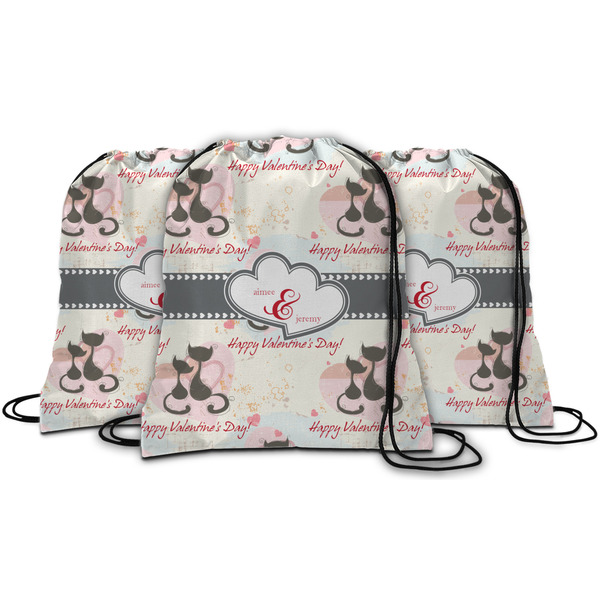 Cats in Love String Backpack - MAIN