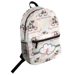 Cats in Love Student Backpack (Personalized)