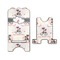 Cats in Love Stylized Phone Stand - Front & Back - Large