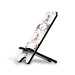 Cats in Love Stylized Cell Phone Stand - Small w/ Couple's Names