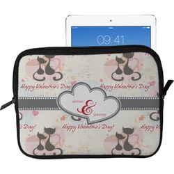Cats in Love Tablet Case / Sleeve - Large (Personalized)
