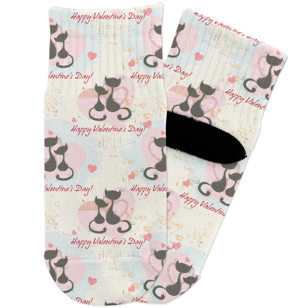 Custom Cats in Love Toddler Ankle Socks