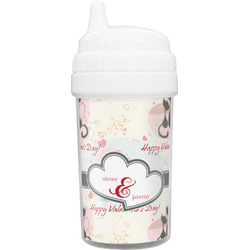 Cats in Love Toddler Sippy Cup (Personalized)