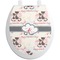 Cats in Love Toilet Seat Decal (Personalized)