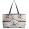 Cats in Love Tote w/Black Handles - Front View