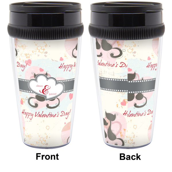 Cats in Love Travel Mug Approval (Personalized)