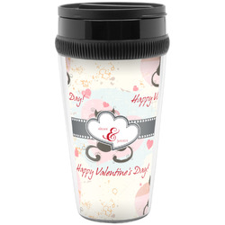 Cats in Love Acrylic Travel Mug without Handle (Personalized)