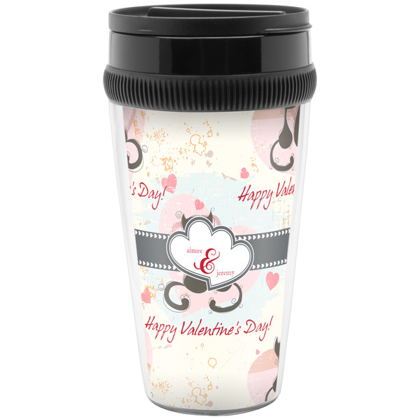 Custom Cats in Love Acrylic Travel Mug without Handle (Personalized)