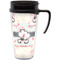 Cats in Love Travel Mug with Black Handle - Front