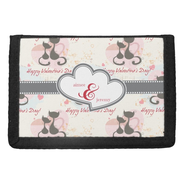 Custom Cats in Love Trifold Wallet (Personalized)