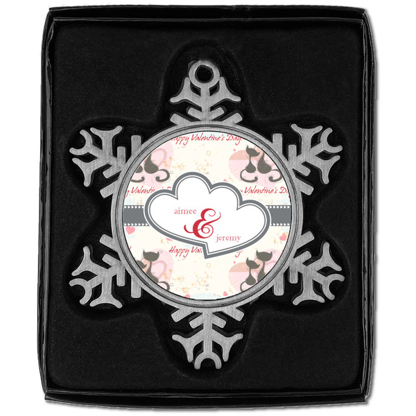 Cats in Love Vintage Snowflake - In box