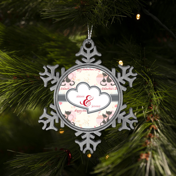 Cats in Love Vintage Snowflake - (LIFESTYLE)