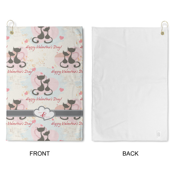 Cats in Love Waffle Weave Golf Towel - Approval