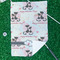 Cats in Love Waffle Weave Golf Towel - In Context
