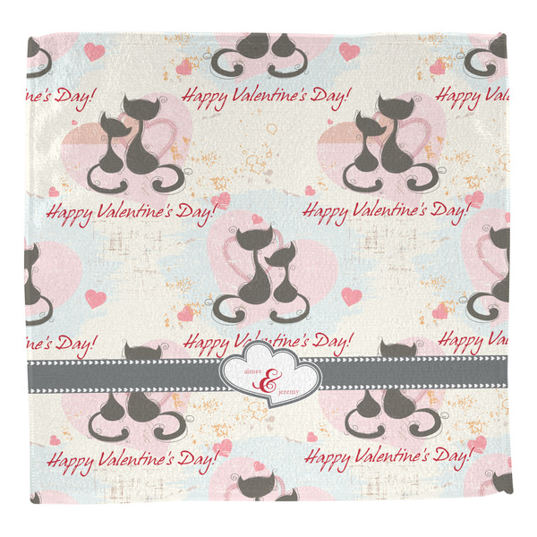 Cats in Love Washcloth - Front - No Soap