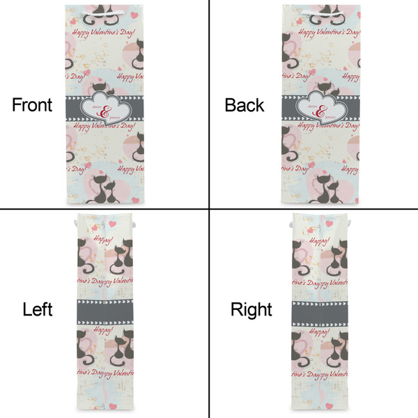 Cats in Love Wine Gift Bag - Gloss - Approval