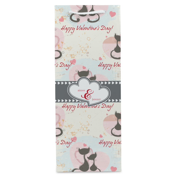 Cats in Love Wine Gift Bag - Gloss - Front