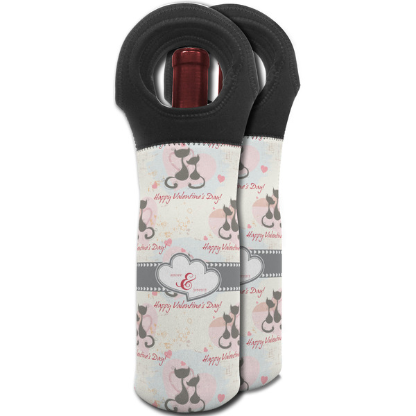 Cats in Love Wine Tote Bag - MAIN