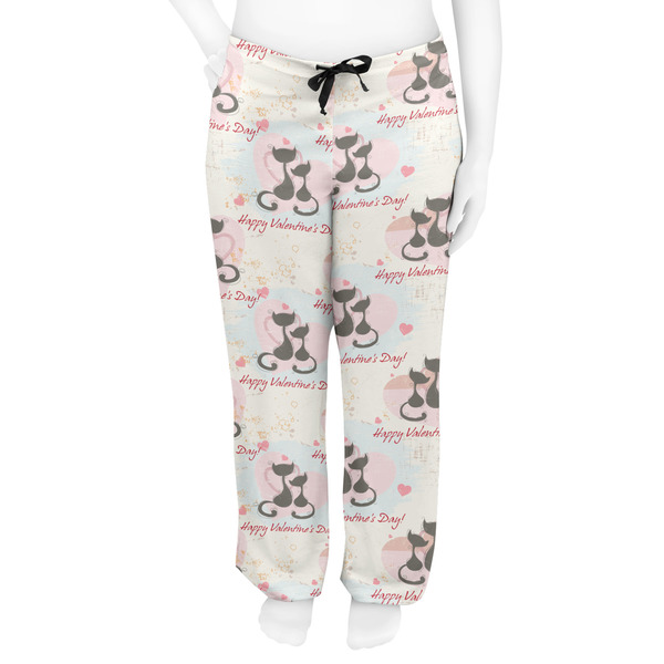 Cats in Love Women's Pj on model - Front