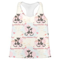 Cats in Love Womens Racerback Tank Top - Small