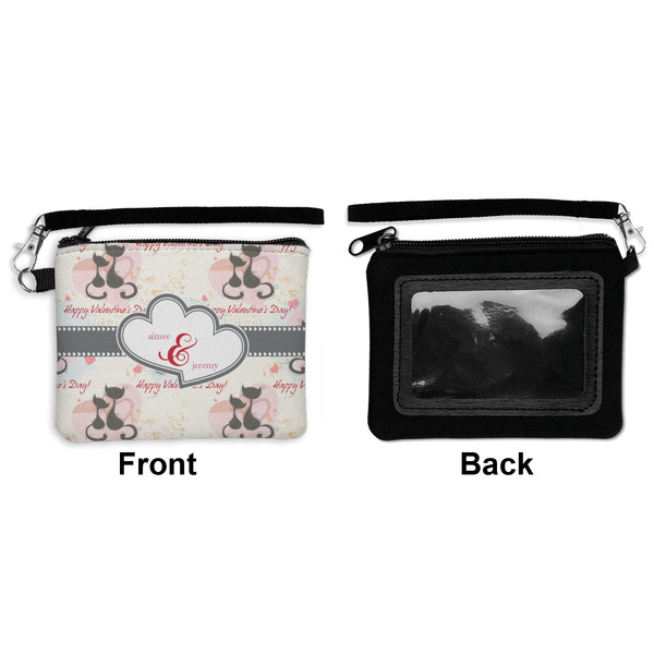 Cats in Love Wristlet ID Cases - Front & Back
