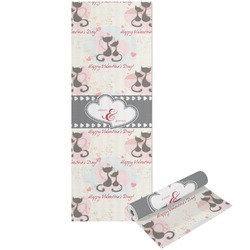 Cats in Love Yoga Mat - Printed Front and Back (Personalized)