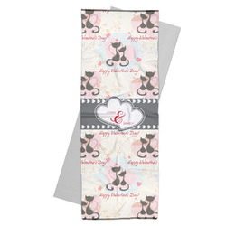 Cats in Love Yoga Mat Towel (Personalized)