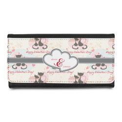 Cats in Love Leatherette Ladies Wallet (Personalized)