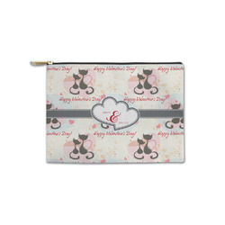 Cats in Love Zipper Pouch - Small - 8.5"x6" (Personalized)