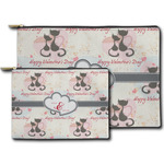 Cats in Love Zipper Pouch (Personalized)