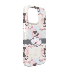 Cats in Love iPhone Case - Plastic - iPhone 13 (Personalized)