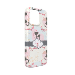 Cats in Love iPhone Case - Plastic - iPhone 13 Mini (Personalized)