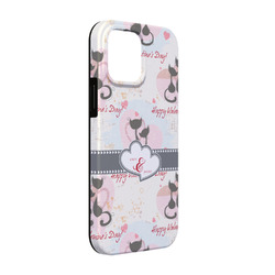 Cats in Love iPhone Case - Rubber Lined - iPhone 13 (Personalized)