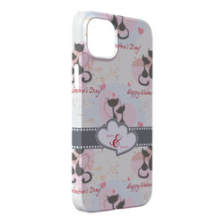 Cats in Love iPhone Case - Plastic - iPhone 14 Pro Max (Personalized)