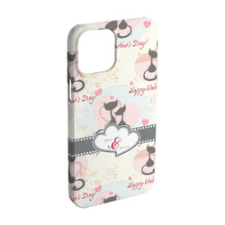 Cats in Love iPhone Case - Plastic - iPhone 15 Pro (Personalized)