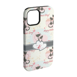 Cats in Love iPhone Case - Rubber Lined - iPhone 15 (Personalized)