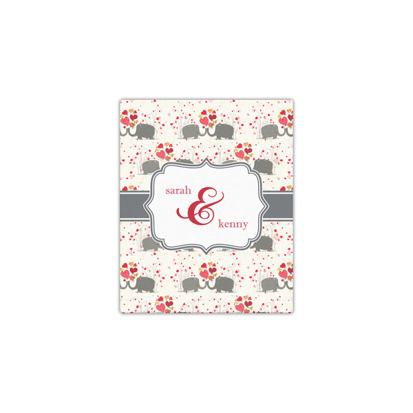 Elephants in Love 11x14 - Canvas Print - Front View